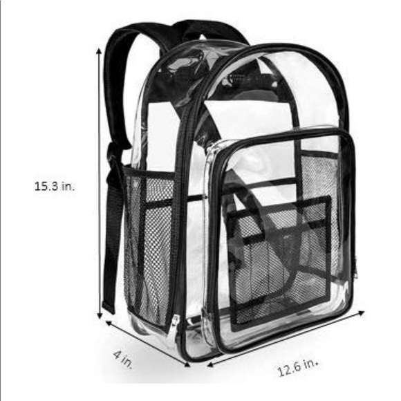 PVC Transparent/Clear Backpack - Picture 3 of 3